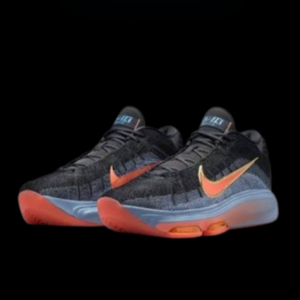 Nike Air Zoom GT Hustle 3 Swoosh Fly Mens Size 6.5 Anthracite Mango Ashen Slate